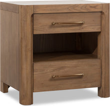 Morrison Open Nightstand - Claystone - View 3