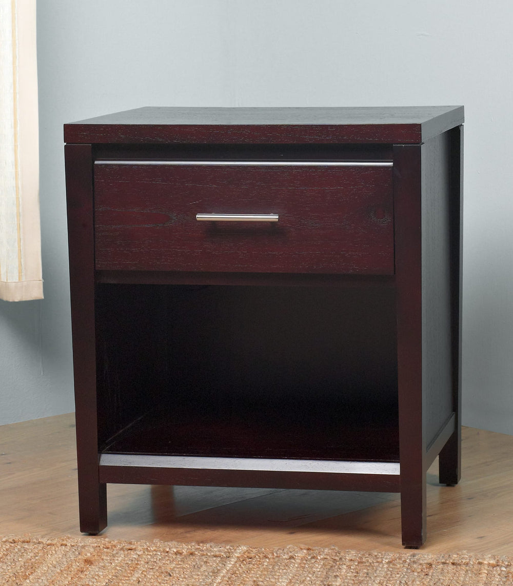 Newport Charging Station Nightstand in Espresso - View 7
