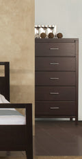 Newport Five Drawer Chest in Espresso