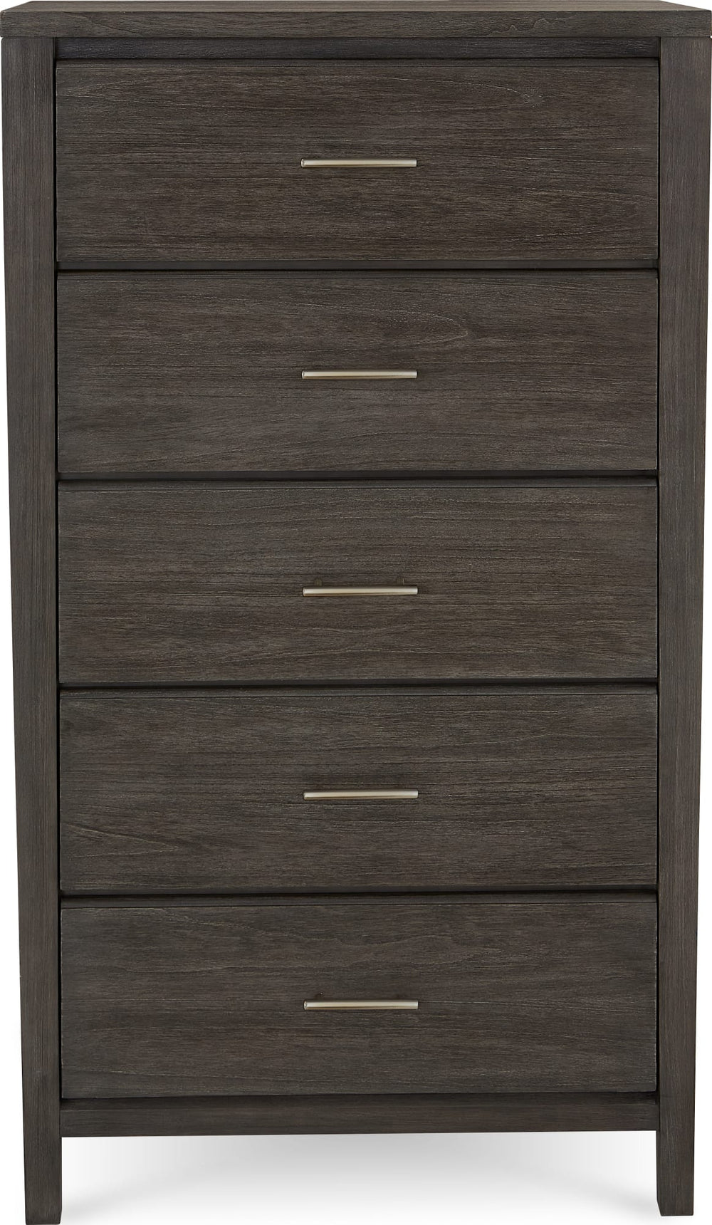 Newport Five Drawer Chest in Sharkskin - View 5