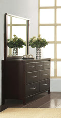 Newport Landscape Mirror In Espresso