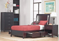 Newport Low Profile Storage Bed in Espresso