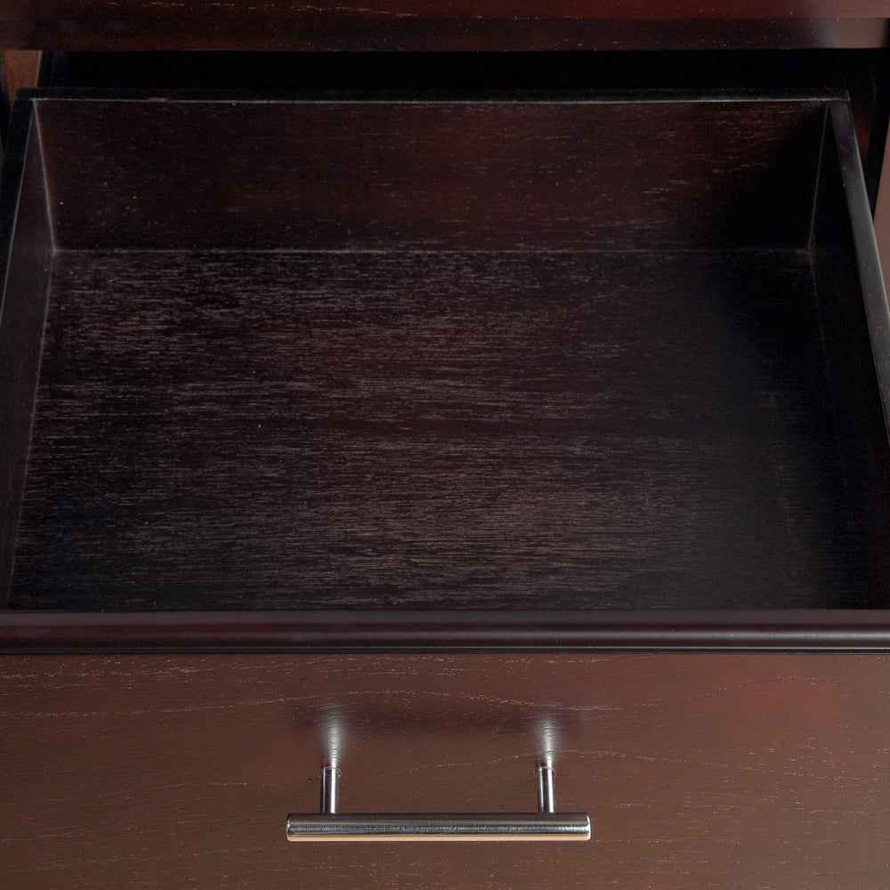 Newport One Drawer Nightstand in Espresso - View 2