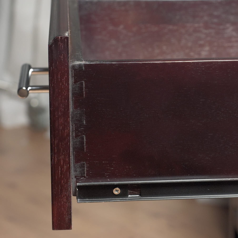 Newport One Drawer Nightstand in Espresso - View 3