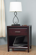 Newport One Drawer Nightstand in Espresso