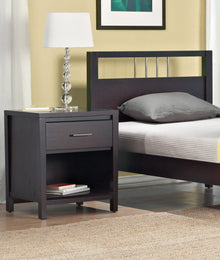 Newport One Drawer Nightstand in Espresso - View 8