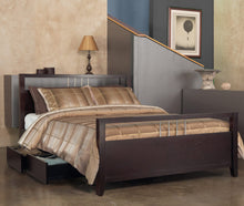Newport Platform Storage Bed in Espresso