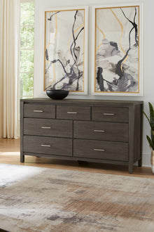 Newport Seven Drawer Dresser in Sharkskin