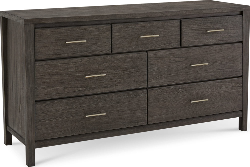 Newport Seven Drawer Dresser in Sharkskin - View 5