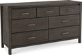 Newport Seven Drawer Dresser in Sharkskin