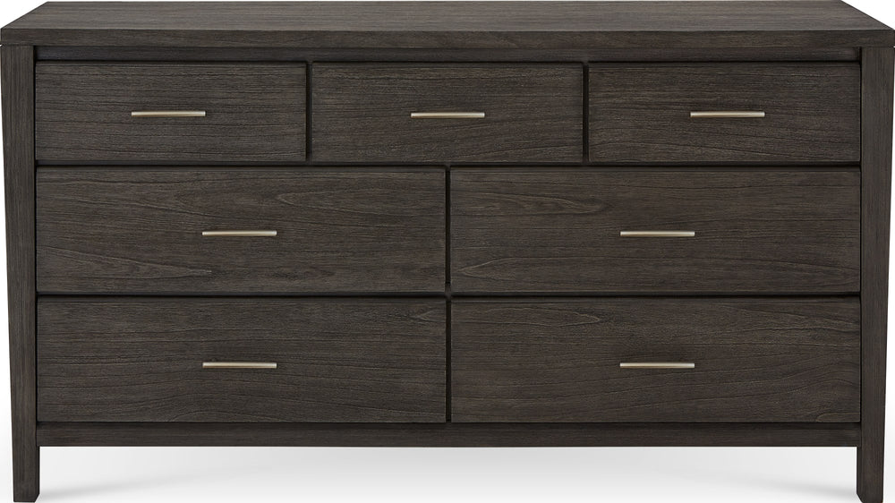 Newport Seven Drawer Dresser in Sharkskin - View 6