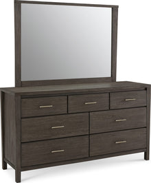 Newport Seven Drawer Dresser in Sharkskin - View 9