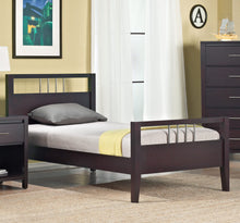 Newport Wood Platform Bed in Espresso - View 2