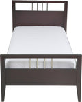 Newport Wood Platform Bed in Espresso