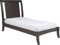 Newport Wood Sleigh Bed in Espresso