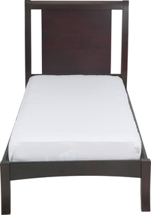 Newport Wood Sleigh Bed in Espresso - View 6