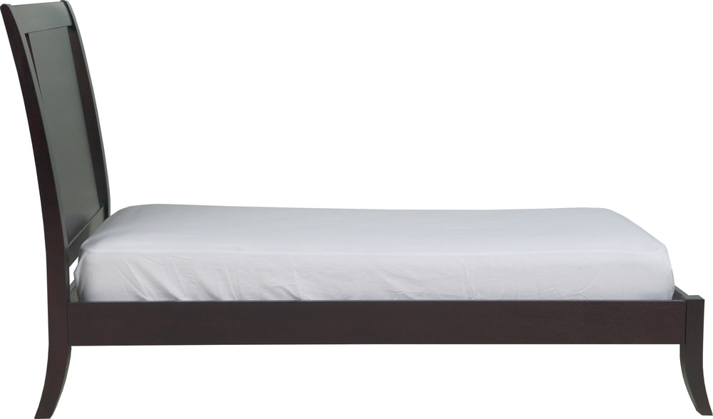 Newport Wood Sleigh Bed in Espresso - View 7