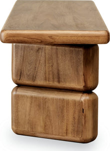 Norfolk Acacia Wood Dining Bench in Lioness - View 6
