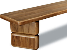 Norfolk Acacia Wood Dining Bench in Lioness - View 7