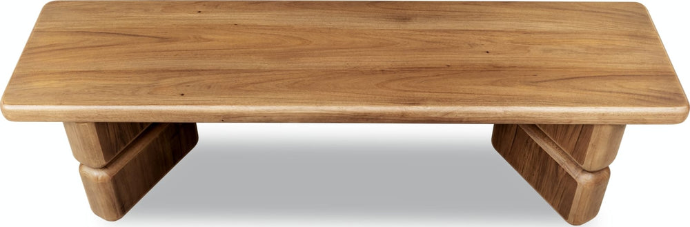 Norfolk Acacia Wood Dining Bench in Lioness - View 9