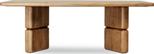 Norfolk Rectangular Acacia Wood Dining Table in Lioness - View 3