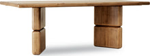 Norfolk Rectangular Acacia Wood Dining Table in Lioness - View 4