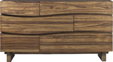 Oceanside Six Drawer Solid Wood Dresser in Natural Sengon - View 5