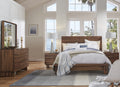 Oceanside Solid Wood Platform Bed in Natural Sengon