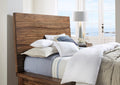Oceanside Solid Wood Platform Bed in Natural Sengon