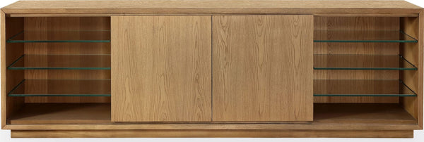 Onyx Coastal Modern 84 inch TV Console in Bisque alternate view