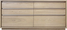 Onyx Coastal Modern Six Drawer Dresser in Bisque - View 2