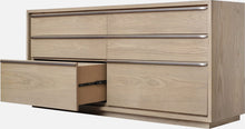 Onyx Coastal Modern Six Drawer Dresser in Bisque - View 4