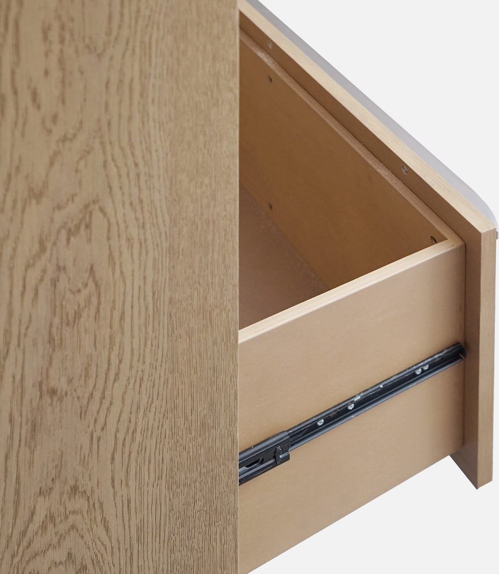 Onyx Coastal Modern Six Drawer Dresser in Bisque - View 7