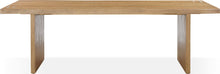 Onyx Modern Coastal Live Edge Dining Table in White Oak - View 5