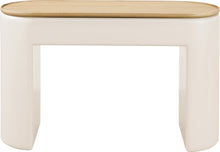 Oakwood Lift Top Console Table in Barley - View 2