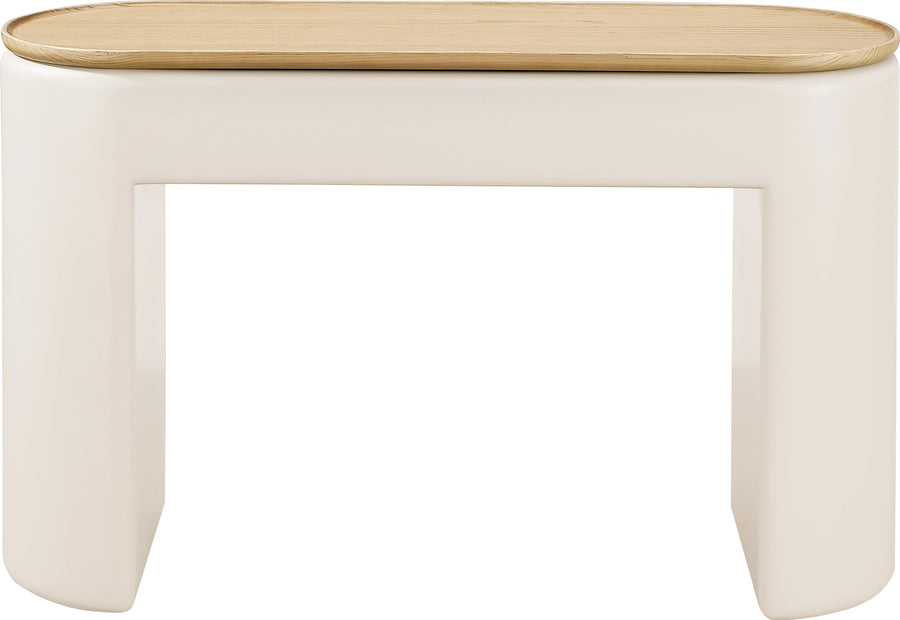 Oakwood Lift Top Console Table in Barley - View 2