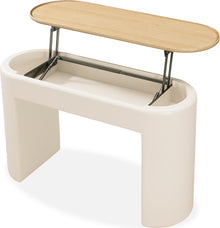 Oakwood Lift Top Console Table in Barley - View 4