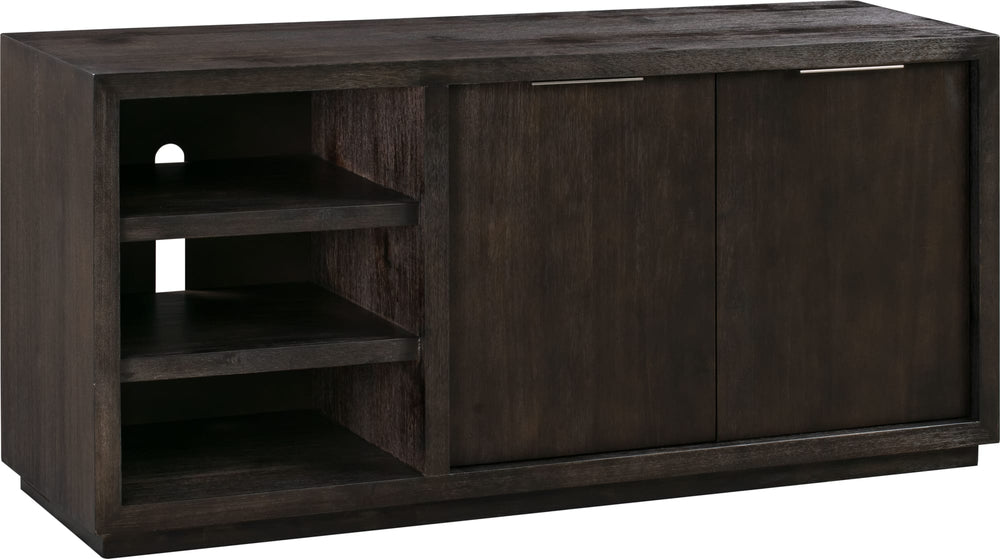 Ashley 64 inch Two Drawer Two Shelf Media Console in Basalt Grey - View 3