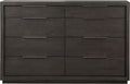 Ashi Eight Drawer Dresser in Basalt Grey