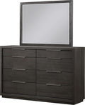 Ashi Eight Drawer Dresser in Basalt Grey