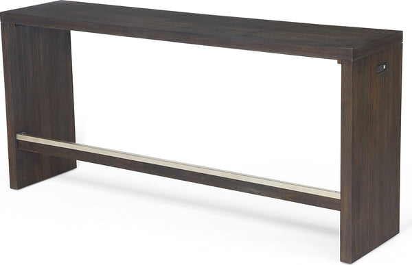 Ashley Gathering Table with USB/Power in Basalt Grey - View 4