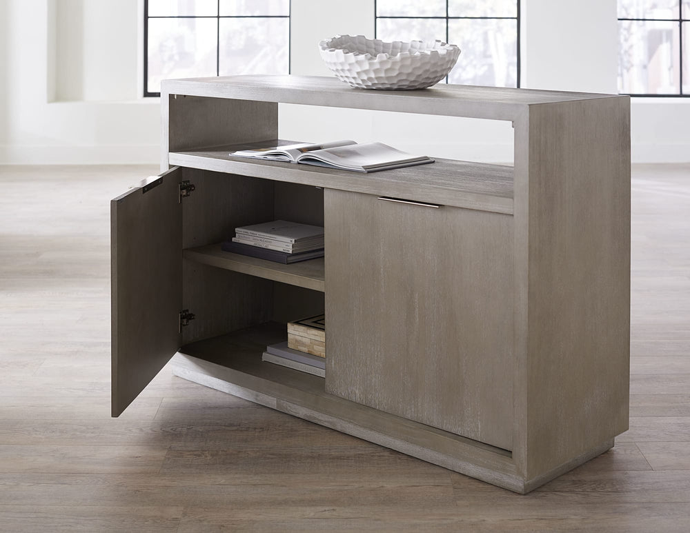 Ashley Media Console 54 inch in Mineral - View 3