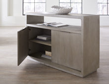 Ashley Media Console 54 inch in Mineral - View 3