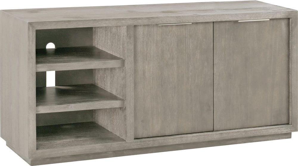 Ashley Media Console 64 inch in Mineral - View 3