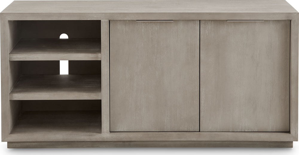 Ashley Media Console 64 inch in Mineral - View 4