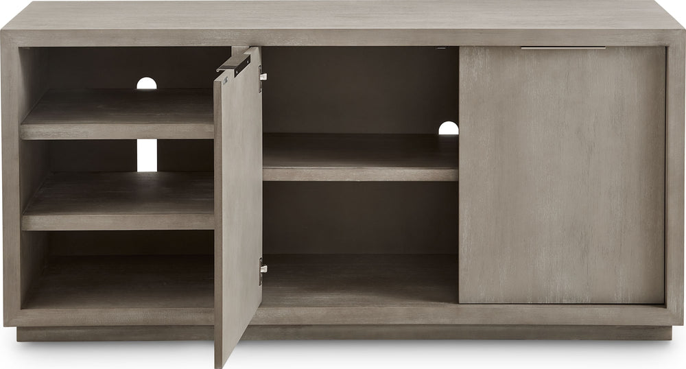 Ashley Media Console 64 inch in Mineral - View 5