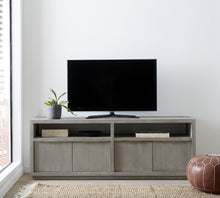 Ashley Media Console 74 inch in Mineral