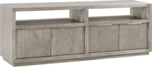 Ashley Media Console 74 inch in Mineral - View 3