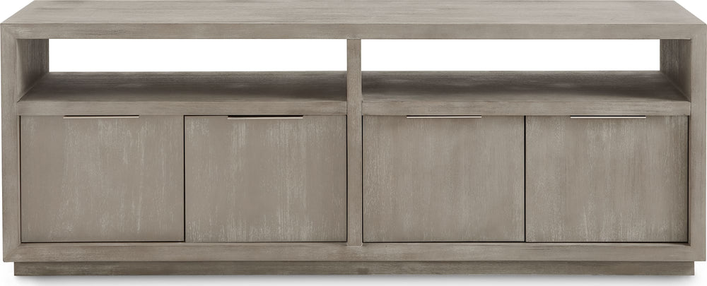 Ashley Media Console 74 inch in Mineral - View 4