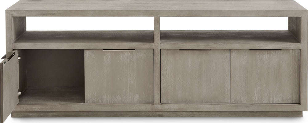 Ashley Media Console 74 inch in Mineral - View 5